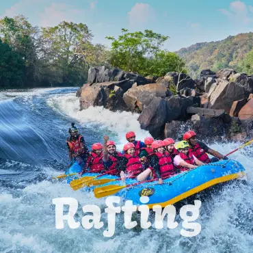 river rafting activities on dandeli river